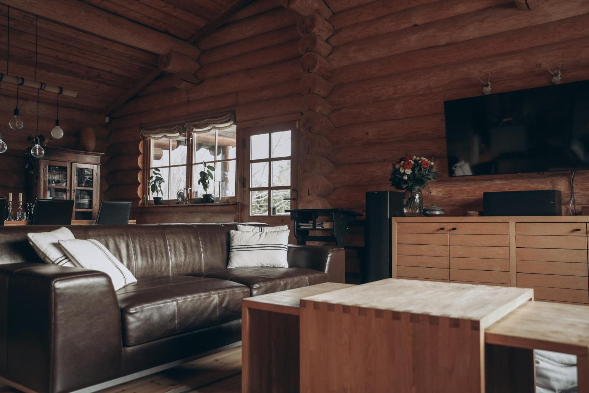 Fjordhygge - Authentic Wood Log Cabin Summerhouse Near Water, Fjord And Forest Jægerspris 외부 사진