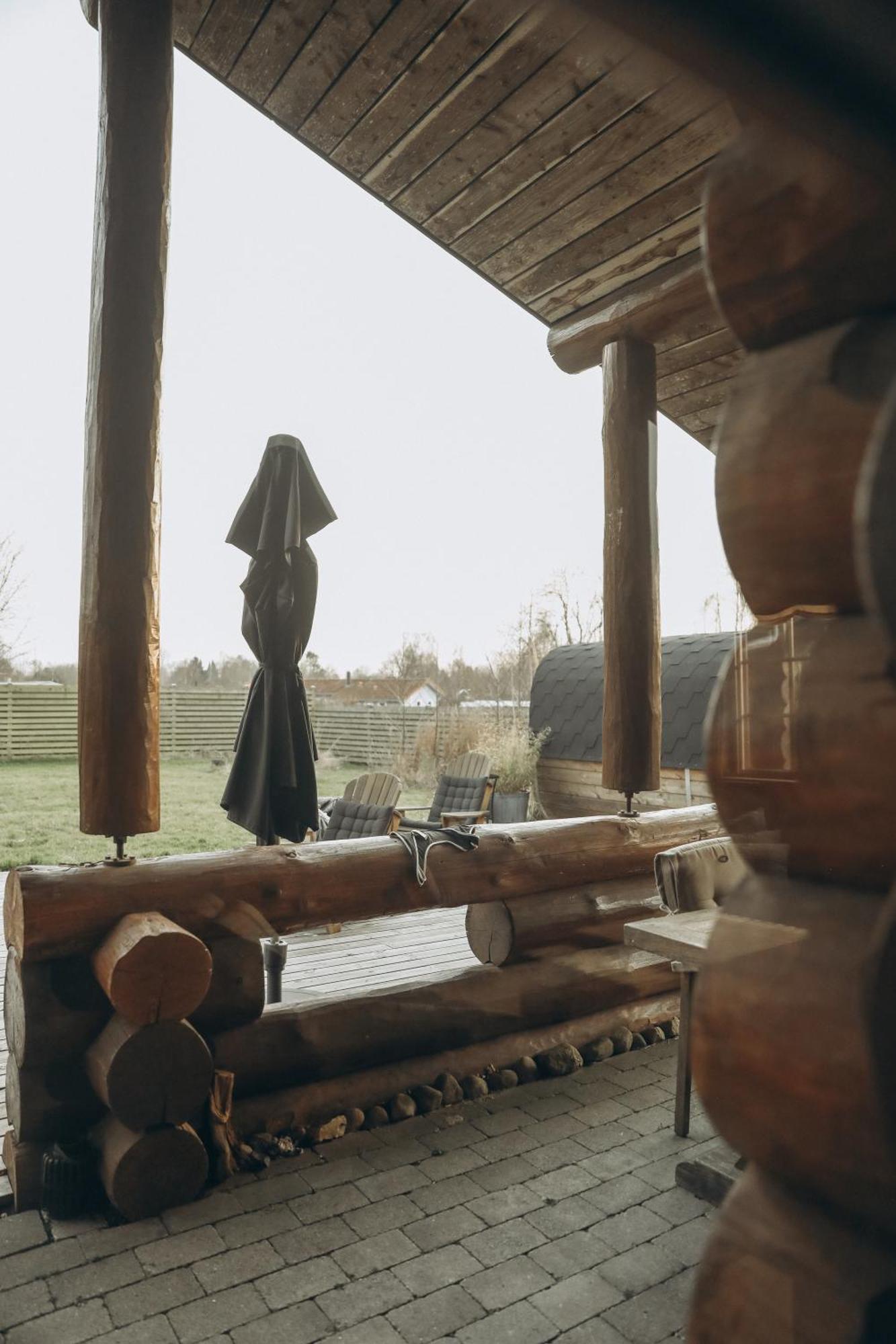 Fjordhygge - Authentic Wood Log Cabin Summerhouse Near Water, Fjord And Forest Jægerspris 외부 사진