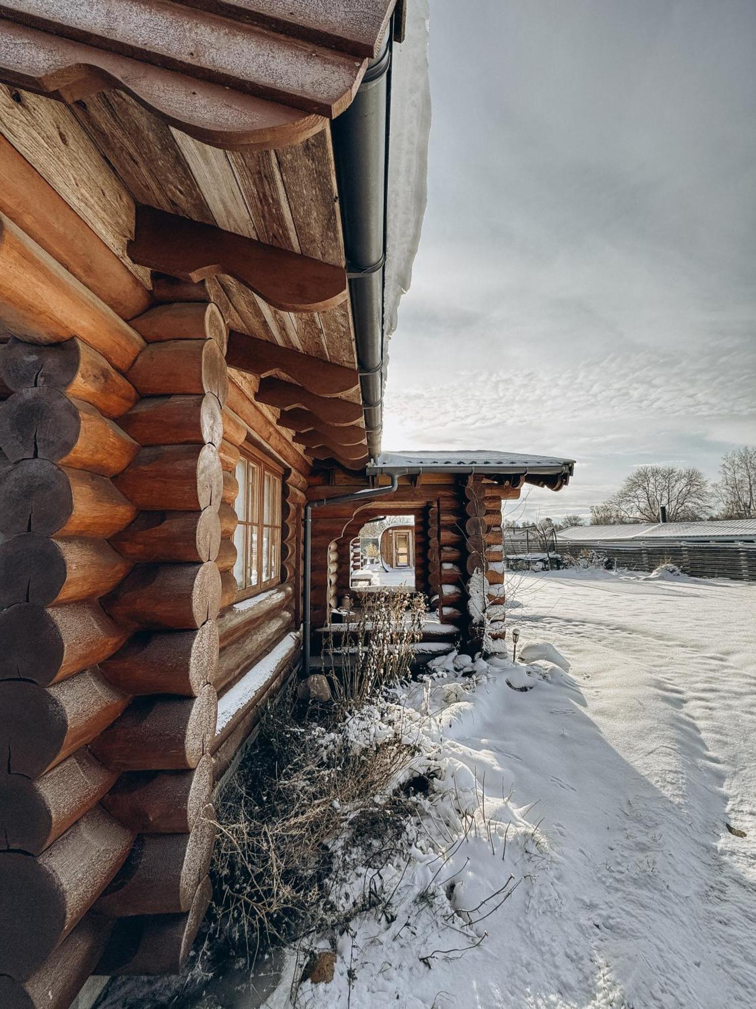 Fjordhygge - Authentic Wood Log Cabin Summerhouse Near Water, Fjord And Forest Jægerspris 외부 사진
