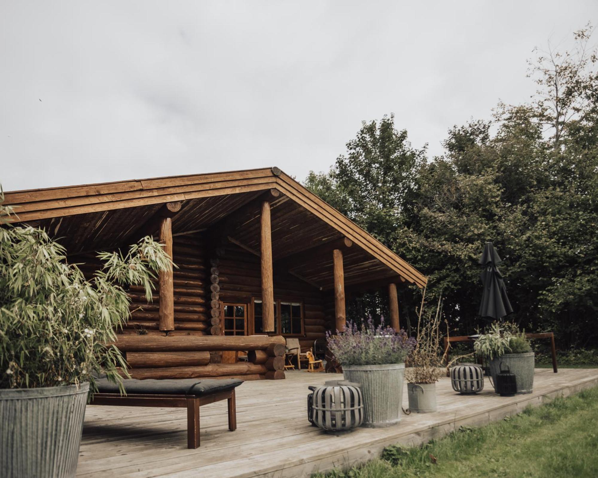 Fjordhygge - Authentic Wood Log Cabin Summerhouse Near Water, Fjord And Forest Jægerspris 외부 사진